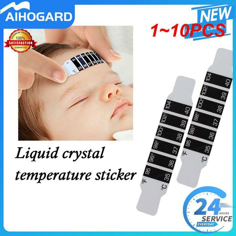 Adesivo per la temperatura della fronte del bambino termometro LCD Display digitale adesivo per la temperatura per bambini strumenti per la cura del bambino