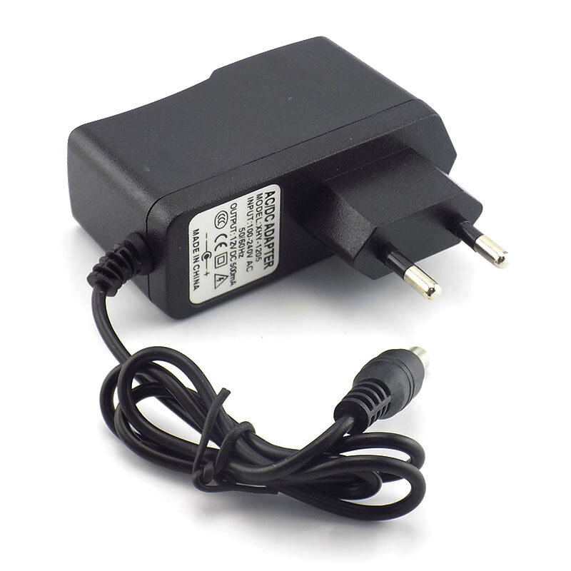 AC to DC 100-240V Camera Power Adapter Supply Charger 12V 0.5A 500mA for LED Strip Light 5.5mmx2.1mm US/EU/AU