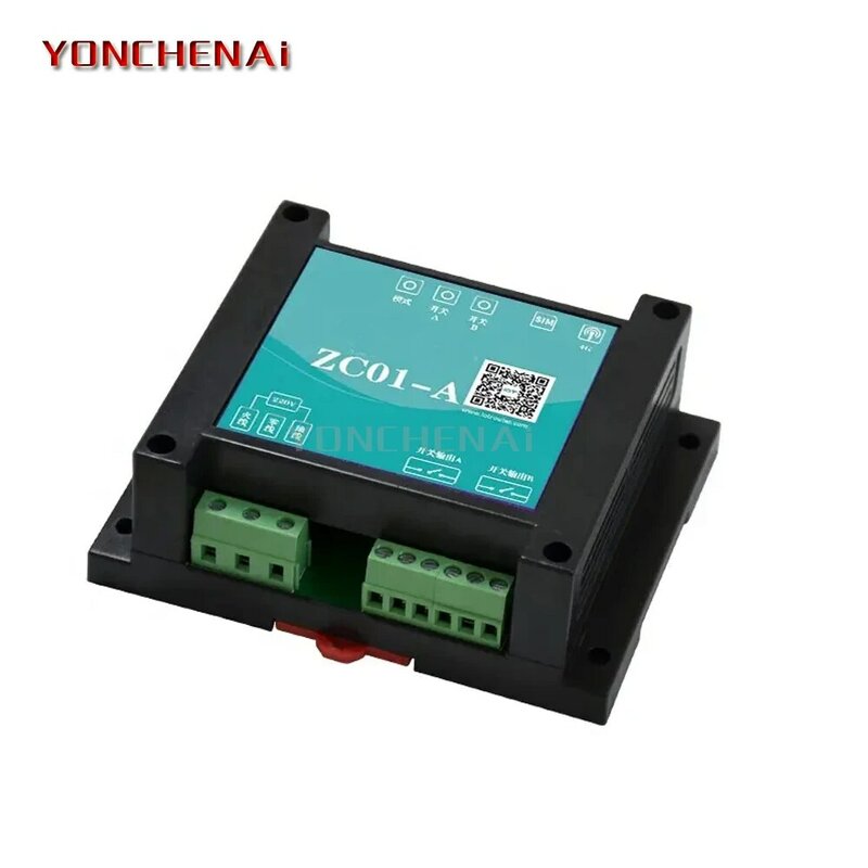 4G LTE Wireless Remote Control Switch DC 12V Relay Receiver Module Remote ON/OFF Switch Controller 2 Relays I/O Output