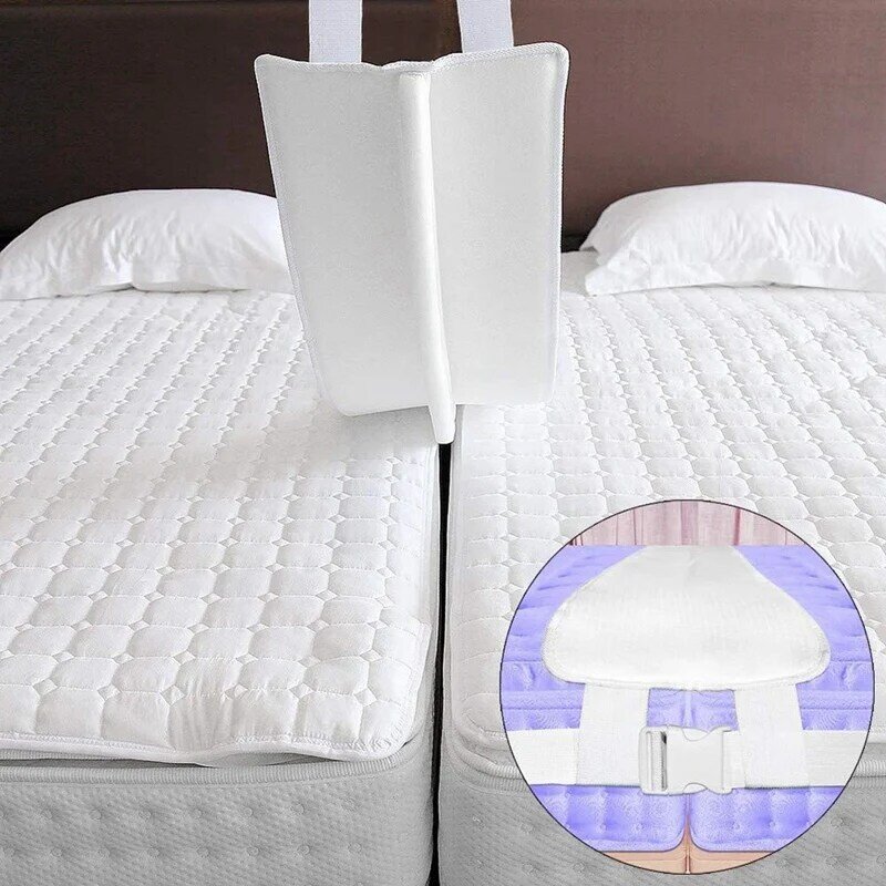 Kit convertidor de puente de cama doble a King, Conector de colchón ajustable para cama, Conector de cama doble