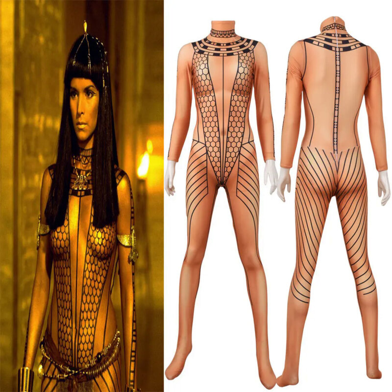 Disfraz de Cosplay de The Mummy 2 para mujer, traje Zentai de superhéroe, para Halloween, para adultos y niños