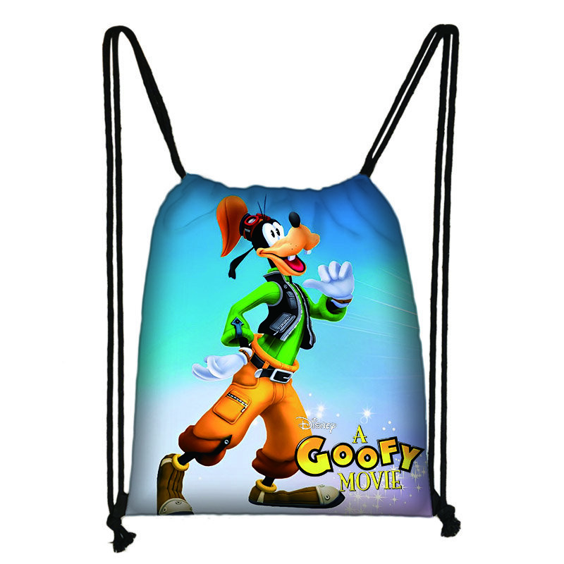 A Goofy Movie-mochila con cordón para niño y niña, bolso de compras de gran capacidad, mochila informal para adolescentes, bolsas de viaje portátiles