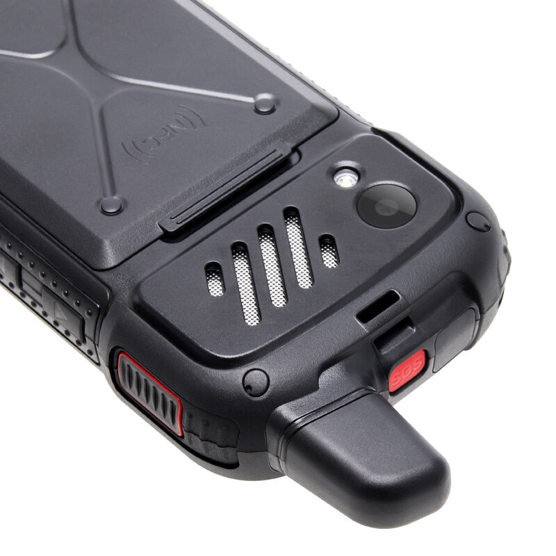 UNIWA-walkie-talkie F100, Radio con llamadas telefónicas, pantalla táctil IPS de 4 pulgadas, GPS, NFC, 4G, Zello, Phpne, Android 10