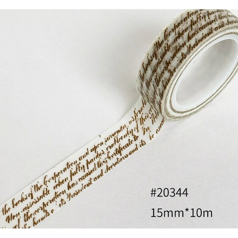 Fita washi de cupons com frete grátis, fita anrich washi #002-#567, dourado, prateado, design básico, personalizável