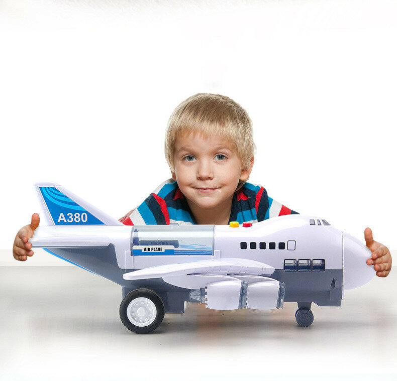 Kinderen Vliegtuig Speelgoed Vervorming Muziek Simulatie Track Traagheid Speelgoed Vliegtuig Passagier Vliegtuig Kinderen Vliegtuig Speelgoed Auto Kinderen Cadeau