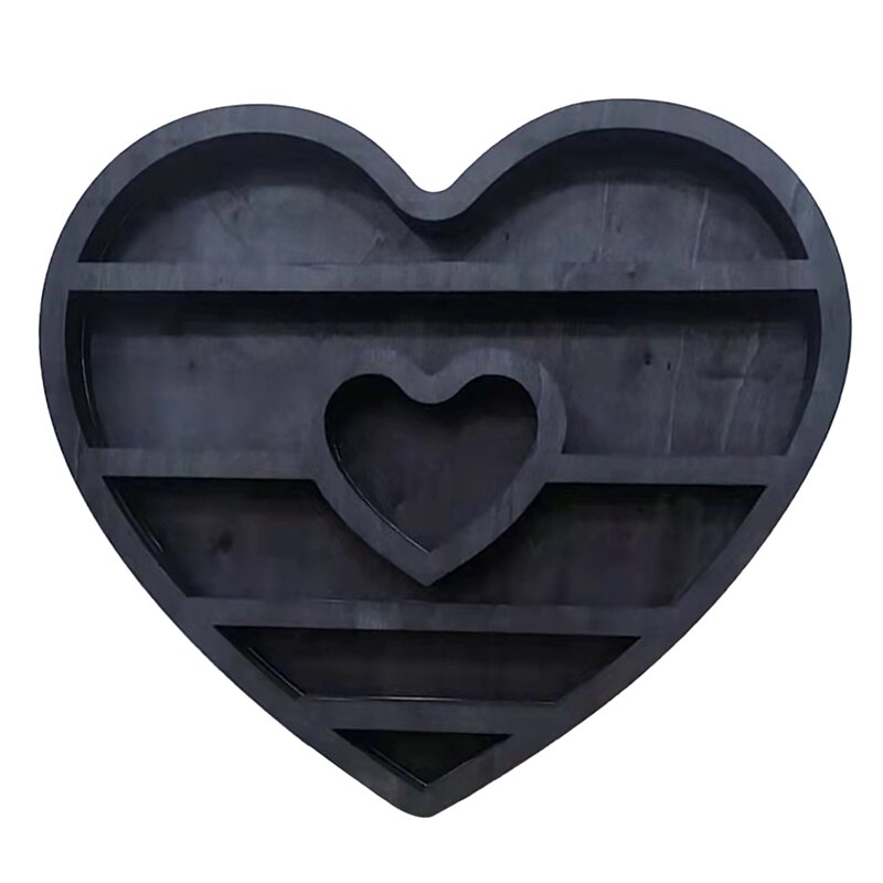 คริสตัลรูปหัวใจรูปหัวใจรูปพระจันทร์ Essential คริสตัลที่โชว์น้ำมันชั้นวางติดผนังชั้นโชว์บ้านห้องนั่งเล่น