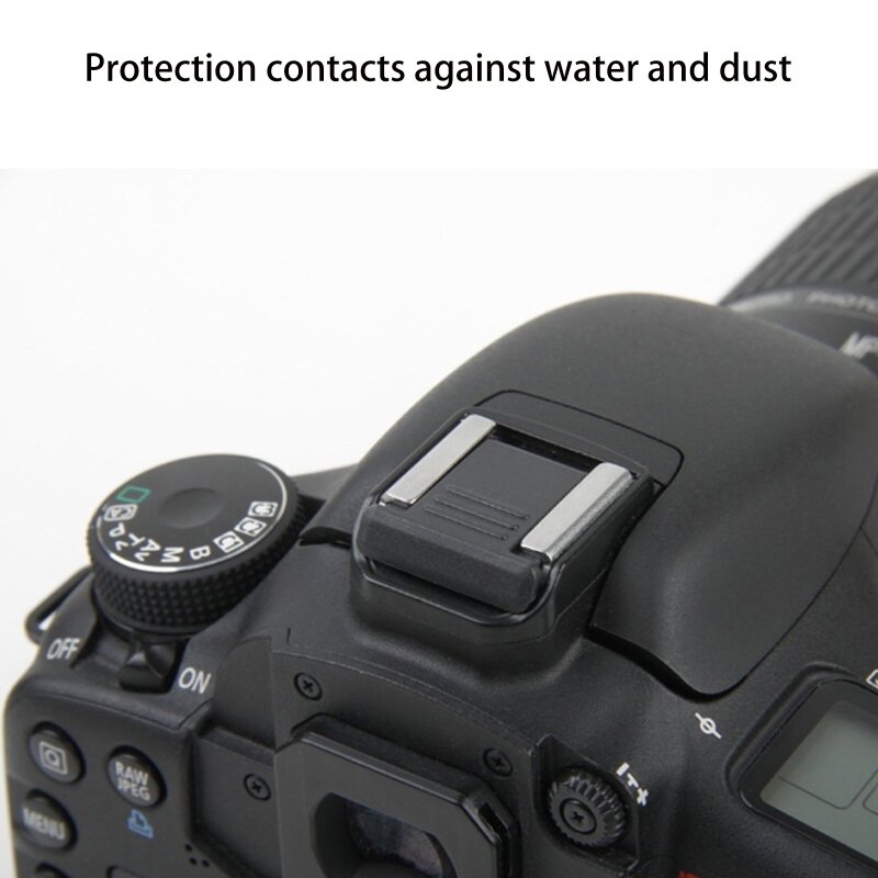 Taschenlampe Heißer Schuh Protector Schutzhülle Kompatibel mit Olympus Panasonic Pentax D200 D300 BS-1 DSLR Kamera 24BB