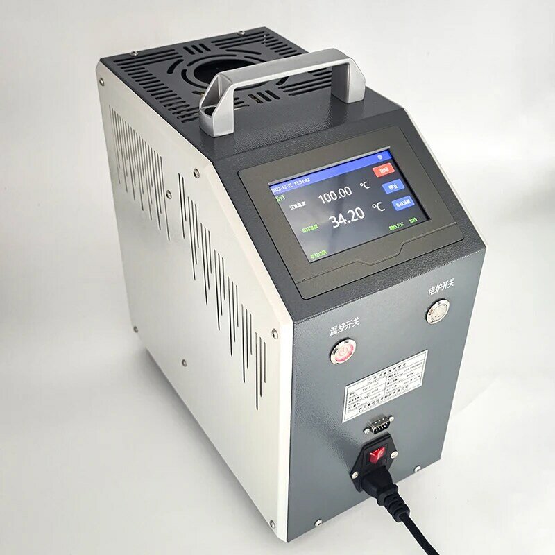 Seco bloco temperatura calibração forno, XinYI382-200 Touch Screen, seco bem seco tipo, China