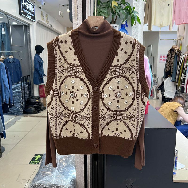 Женский осенне-зимний новый модный элегантный пуловер с высоким воротом и длинными рукавами из двух частей универсальные Пригородные Топы в западном стиле