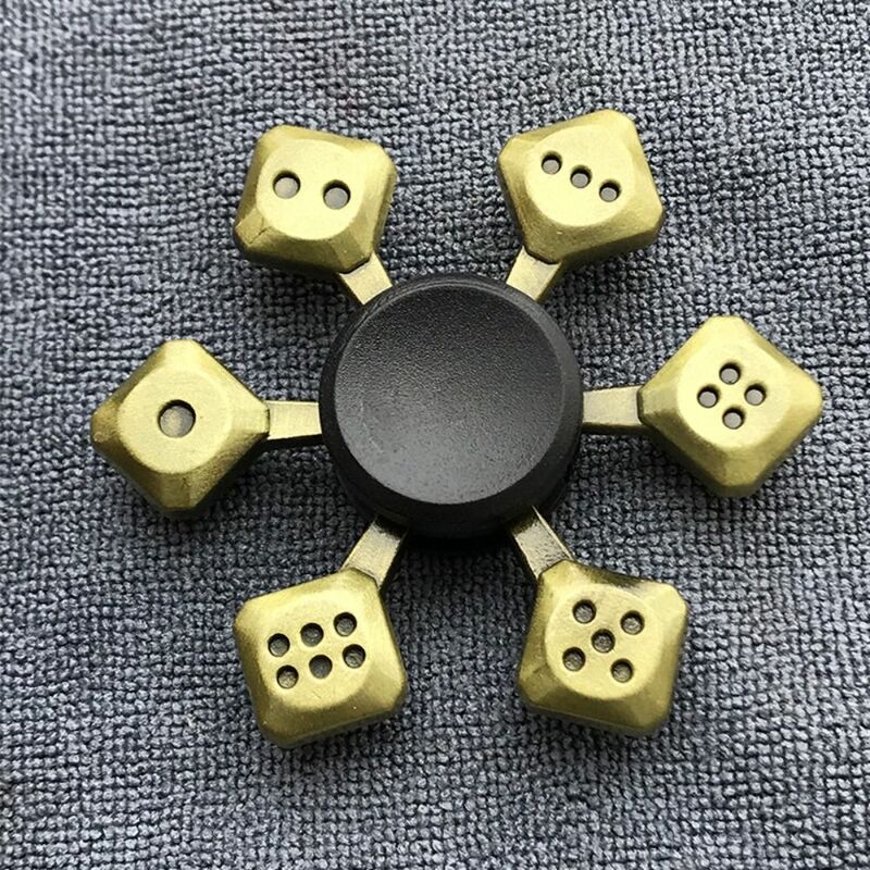 Metal Finger Spinner Gyro Toy Zinc Alloy ADHD Anxiety Fidget Spinner Exterior Smooth Funny Hand Spinning Kids Toys