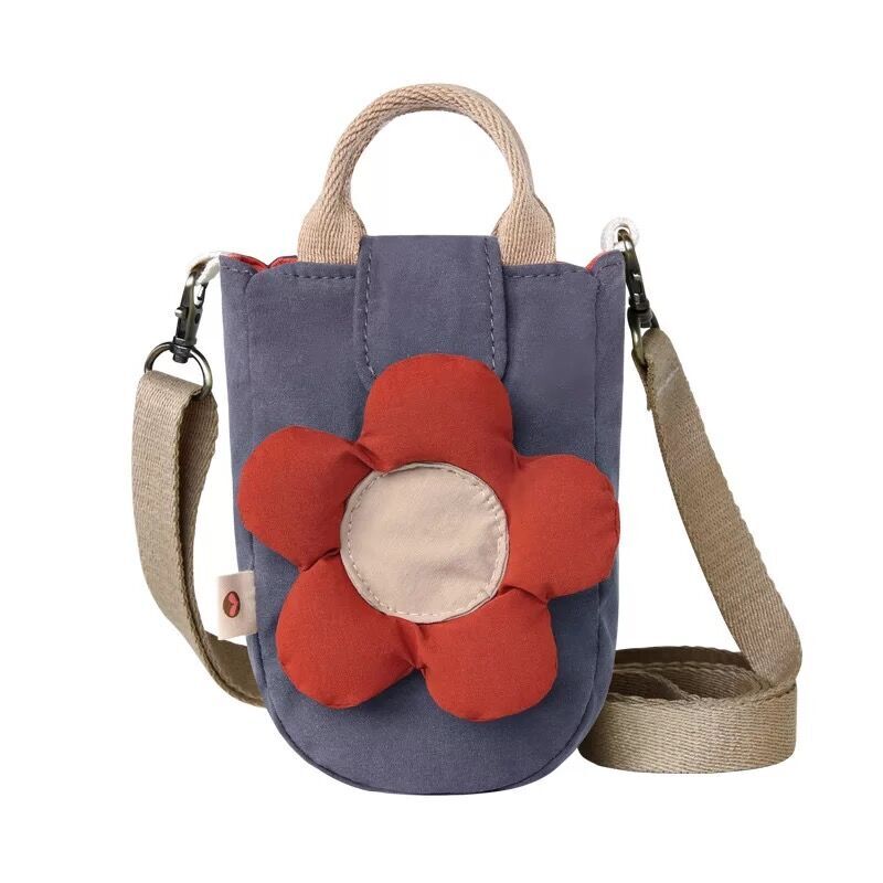Trzy kolory naszywka torebki śliczne małe portfel nowe dziecięce torby na ramię damskie letnie płócienna torba crossbody NAB187
