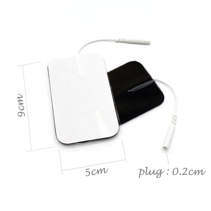 10 Stuks Niet-Geweven Pin-Type Met Staart Patch Patch Elektrode Elektrode Pads Voor Tientallen Digitale Massage-Apparaat