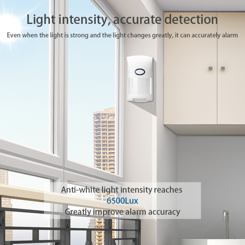 Tuya-Sensor de movimiento PIR con WiFi, Monitor remoto por aplicación, Detector de movimiento infrarrojo, seguridad inteligente para el hogar, sensores de detección de cuerpo humano