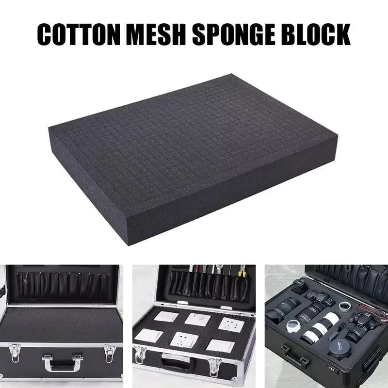 Pre-Cutting Foam Insert High Density Pick Pluck Toolbox Foam Hard Case And Flight Case Small Square Grid Sponge Customized Size