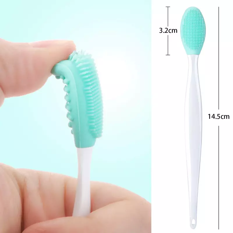 1PC Silicone Cleansing Beauty Brush Nose Blackhead Cleaning Brush Nose Cleaning Blackhead Remover Facial Makeup Care Tool