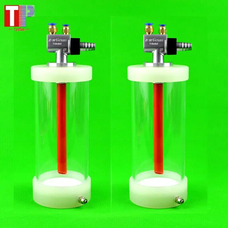 Tpaitlss 2 pcs Fluid isierungs behälter becher (1 l) mit ig02-Pumpe für Pulver beschichtung maschine