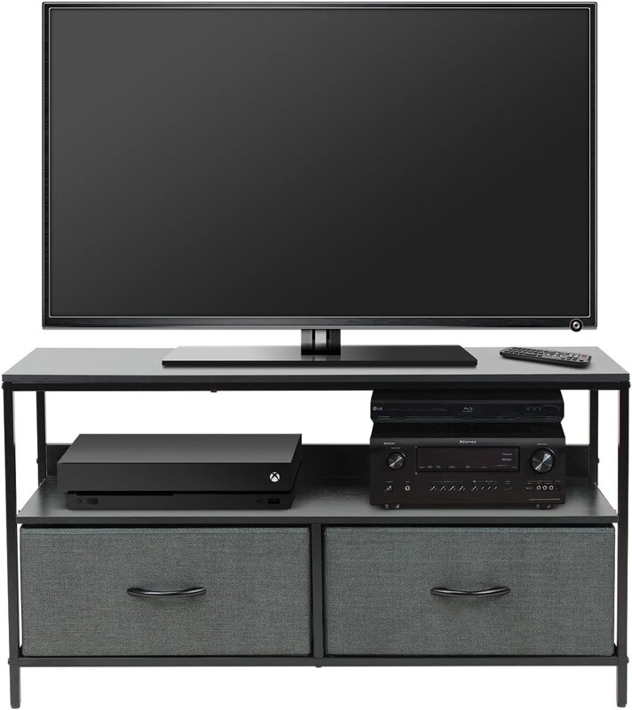 Sorbus-TV Stand Dresser com Armazenamento, Televisão Riser Peito, Quarto, Sala, Closet, Mobília do dormitório, 2 gavetas