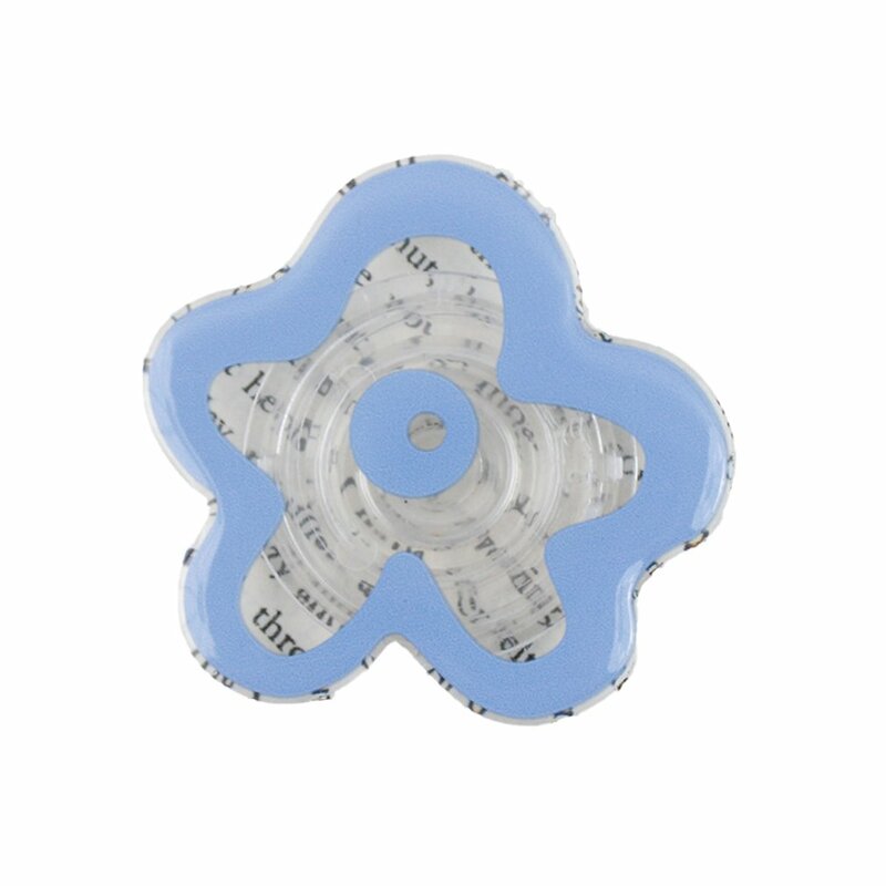 Glänzende transparente Farbe Blume faltbare elastische Griff Token-Buchse Handy halter Ring Talk Unterstützung Griptok Universal