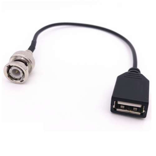 BNC SMA macho e fêmea para cabo de dados do computador, conector fêmea USB, Low Loss Extension Cord, RG174