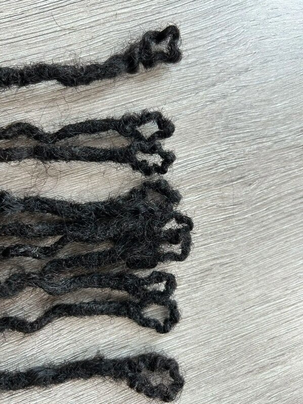 Мягкие человеческие волосы дреды для наращивания кудрявые глубокие богини с петлей Простые в установке