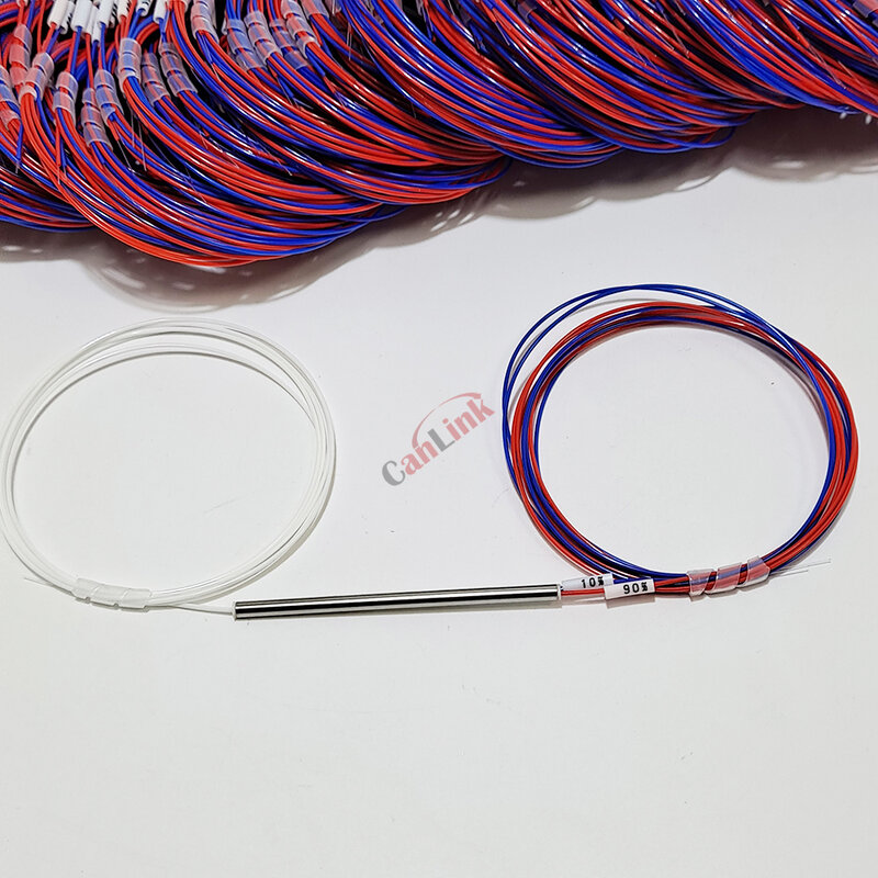 Couremplaçant de fibre optique asymétrique, séparateur FBT, sans connecteurs, différents types, 1x2, 2/98mm, 1/99mm, 30/70mm, 40/60mm, 50/50mm, 10 pièces
