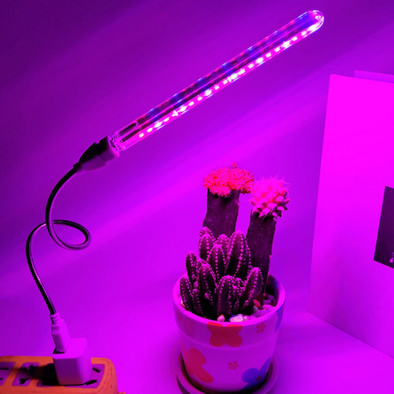 Full Spectrum USB LED Grow Light, Lâmpada Phyto, Iluminação Vegetal, 10W, DC 5V