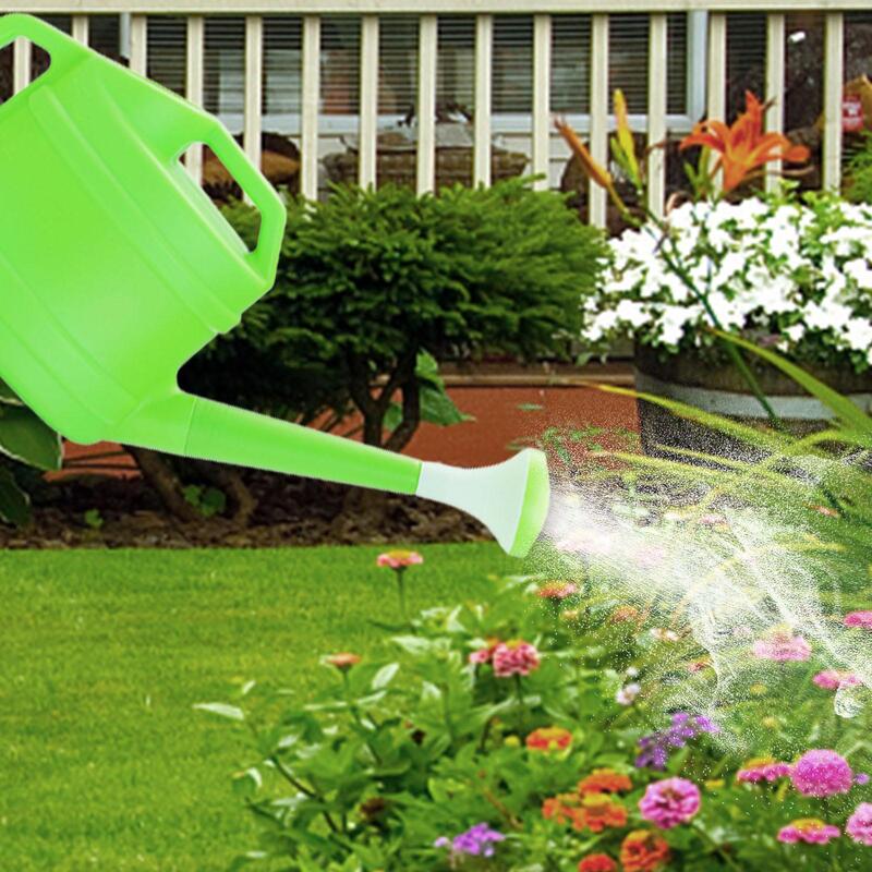 กระป๋องรดน้ำสำหรับพืชในร่มที่2.5L การรดน้ำพืชสีเขียวขนาดเล็กสำหรับทำสวนบอนไซสวนกระถางต้นไม้พืชบ้าน