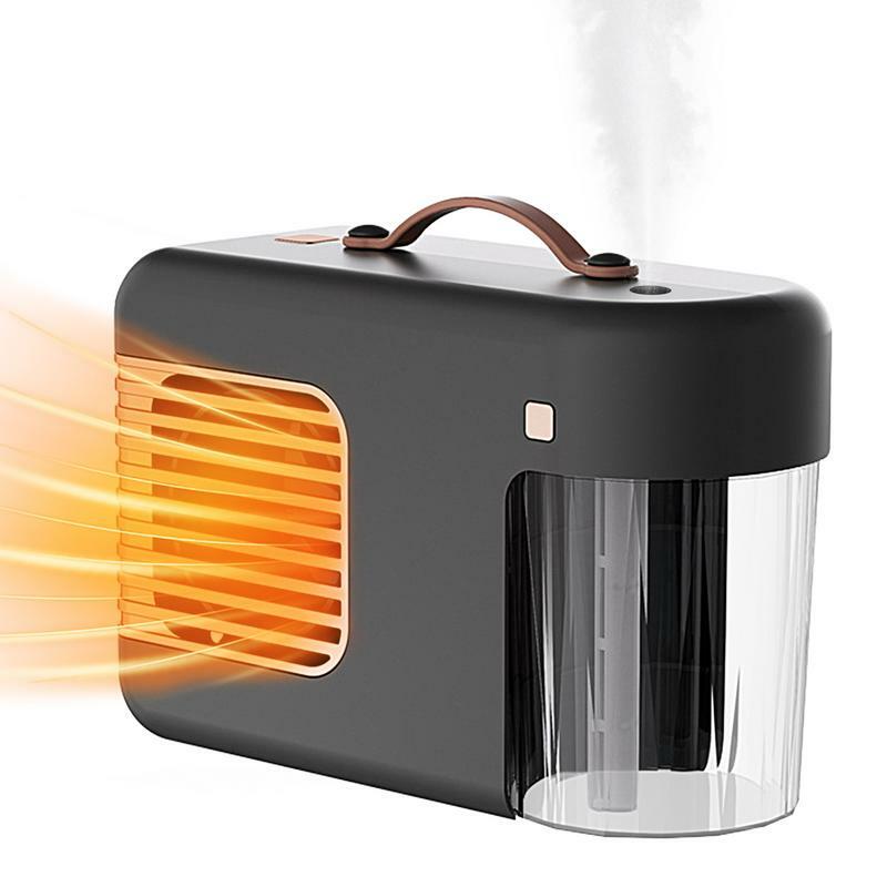 Space Heater Multifunctional Electric Small Heater Night Light Three-in-one Portable Humidification Heater For Bedroom Office