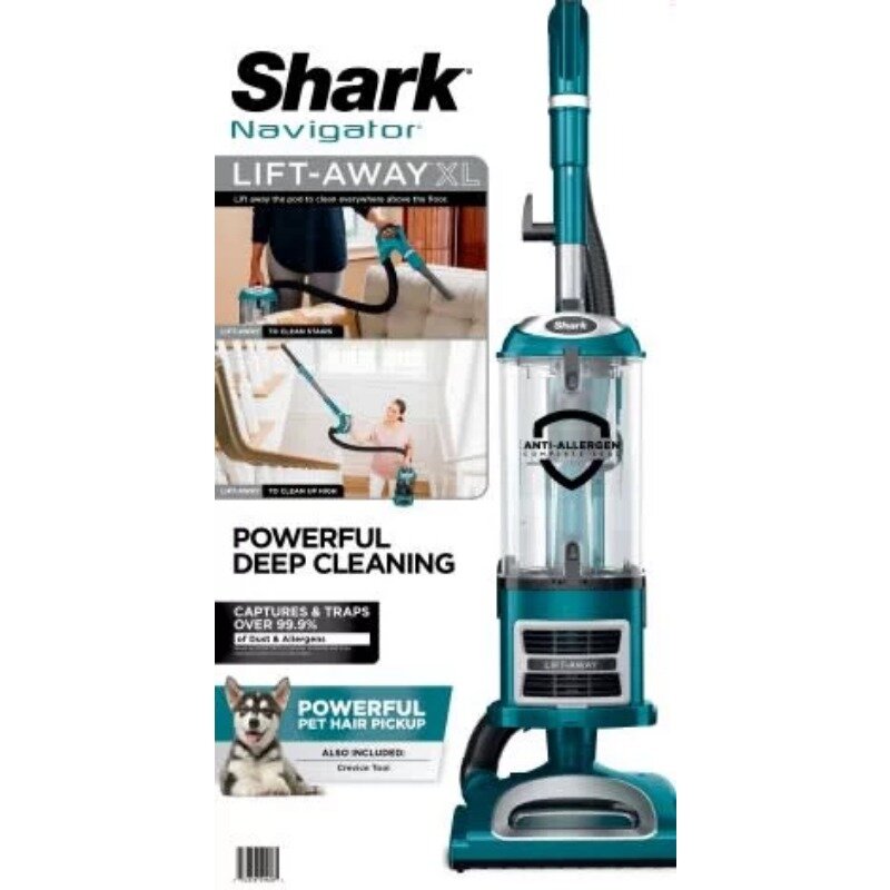 Shark Navigator Lift-Away XL Multisurface Upright Vacuum Cleaner, CU512