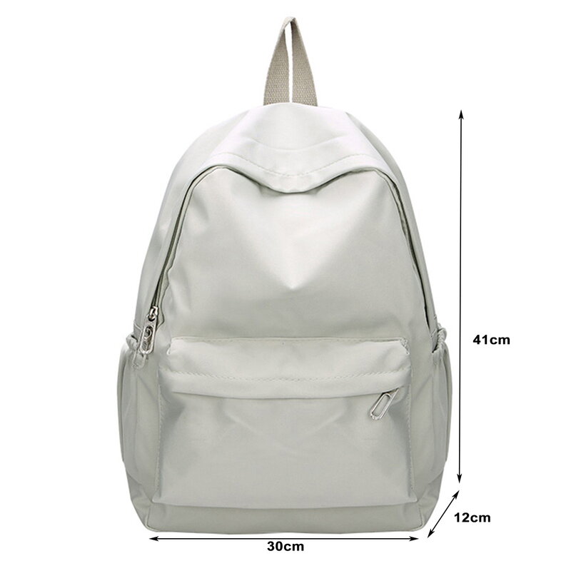 Waterproof Backpack Waterproof Nylon Backpack Large Capacity Ultra-light School Bag for Students Travelers Water Bottle Backpack