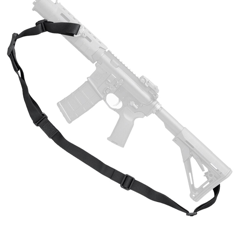 Imbracatura tattica a 2 punti per pistola accessorio per armi da fuoco imbracatura militare Comfort con fettuccia ad alta durata e cursore unico per le riprese