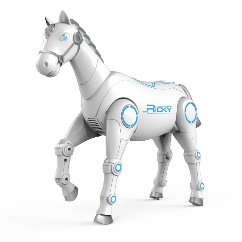 Inteligentne programowanie Zdalne sterowanie Symulacja konia Czy chodzić Elektryczny kucyk Aktywowany głosem Robot zdalnego sterowania