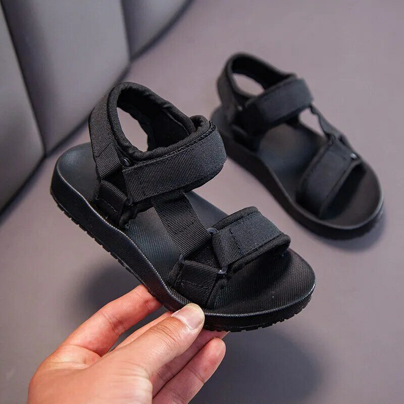 2021 летние сандалии для мальчиков, повседневная детская обувь, резиновые школьные дышащие открытые пляжные сандалии для мальчиков
