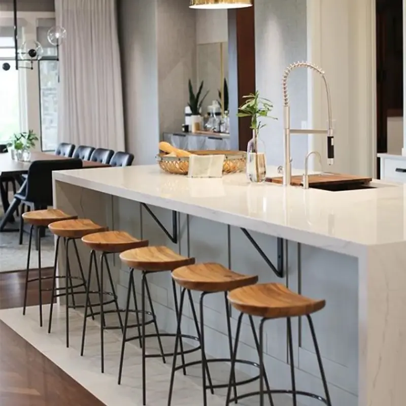 Modern Nordic Bar Stools Nordic Home Nordic Design Chair Office Luxury Taburetes Altos Cocina Interior Decoration