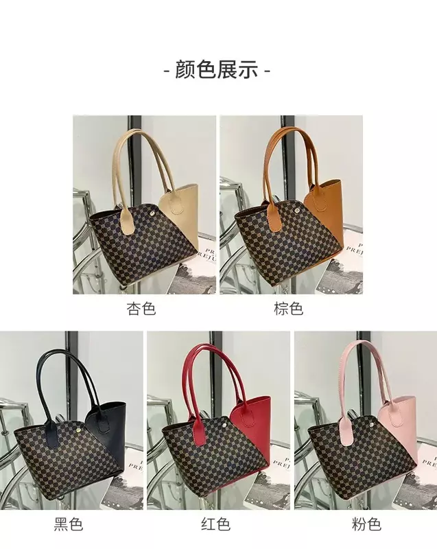 Женская сумка SW7, новинка 2023, дамская сумочка, модная универсальная сумка-тоут из цветочного материала, женская сумка