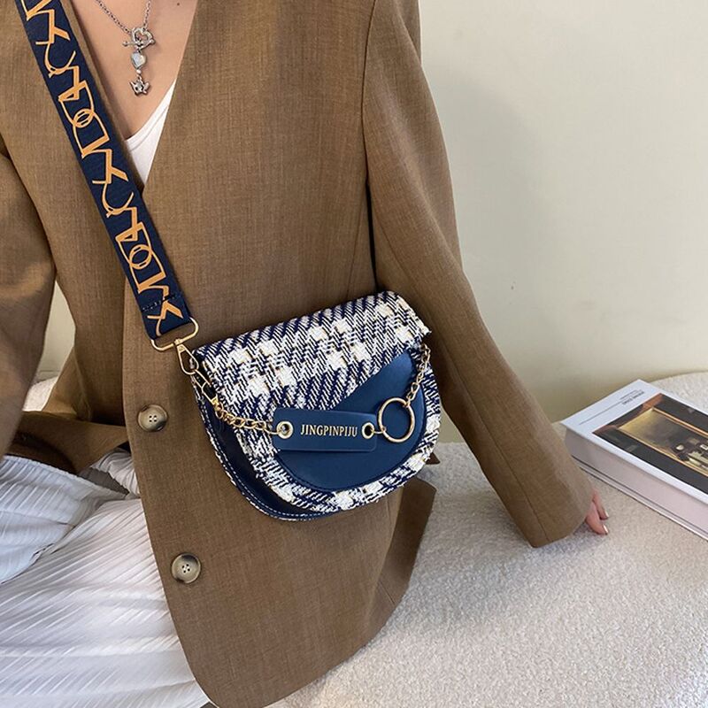 Простая элегантная Маленькая женская сумка через плечо для телефона в сетевом стиле, сумка через плечо, сумка-седло