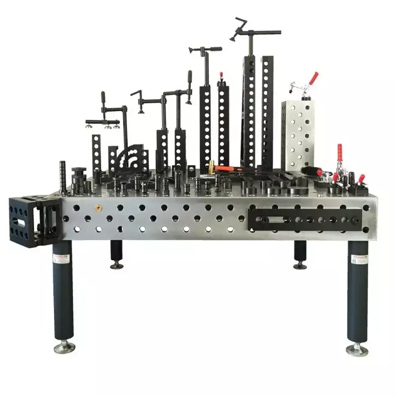 Table à souder 3D en acier, 2.4m X 1.2m, 4 pieds X 8 pieds, système 28, système de soudage et de serrage