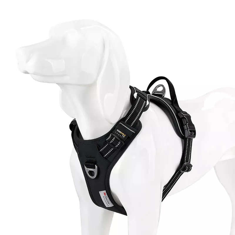Verdadeiro amor-Reflective Dog Harness, No Pull Nylon Harness, controle ajustável, confortável, Step-in, Truelove brilhante, TLH5654