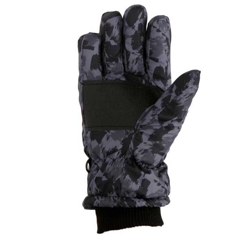 Детские ветрозащитные перчатки для мальчиков и девочек, зимние теплые варежки для сноуборда G99C