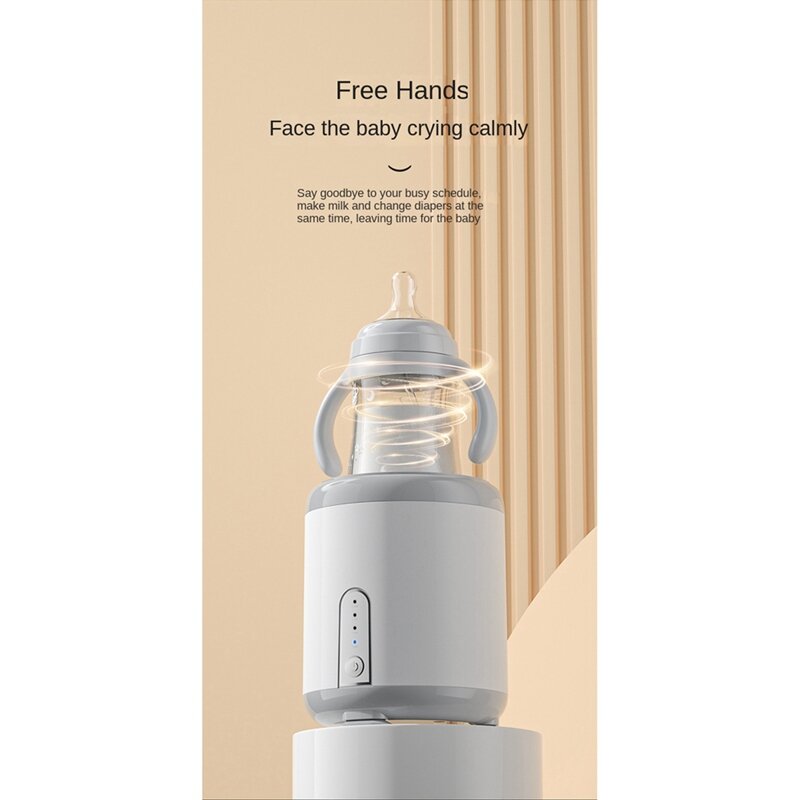 Botol susu bayi elektrik otomatis USB, botol pengocok bayi elektrik cerdas untuk rumah perjalanan dan bayi