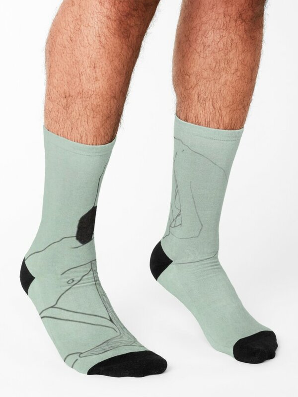LOVERS - Egon Schiele Socks with print Lots Ladies Socks Men's