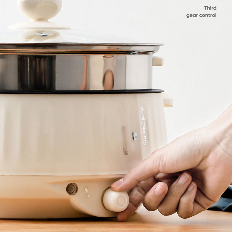 Elektrischer Multi kocher multifunktion aler Reiskocher Bratpfanne Antihaft-Kochgeschirr Multi-Suppen-Hotpot für die Küche 1,7 l/2,7 l/3,2 l