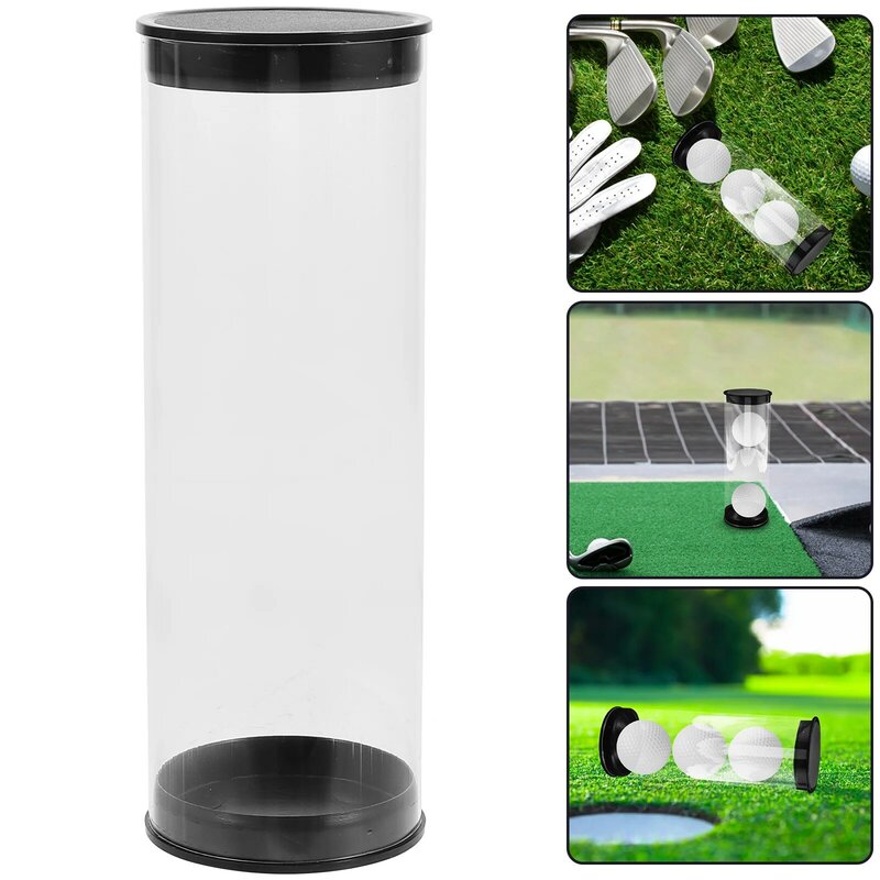 Golfs Ball Display Box Plastic Reusable Golfs Ball Case Golfs Ball Displaying Case Shop Golfs Ball Case Golfs Ball Tube