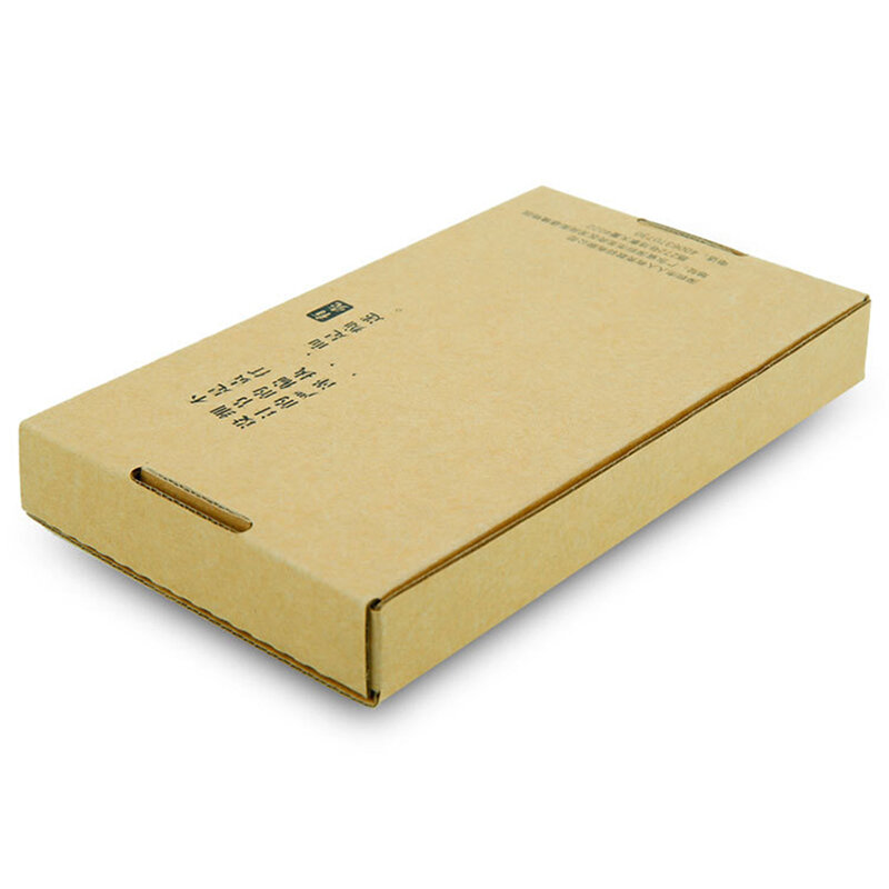 소형 휴대폰 케이스 배송에 완벽한 크래프트 종이 상자, 재활용 가능한 주름진 상자, 179x111x22mm