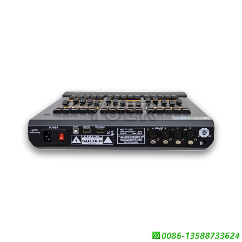 DJ Disco Stage Light Console em 2 m A PC, Fader Wing, 512DMX Controlador para Festa, Clube, Música, Bar, Disco, Equipamento de Controle de Iluminação