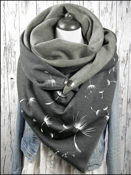 Dandelion Plant 3D Printed Casual Wrap Scarf for Women