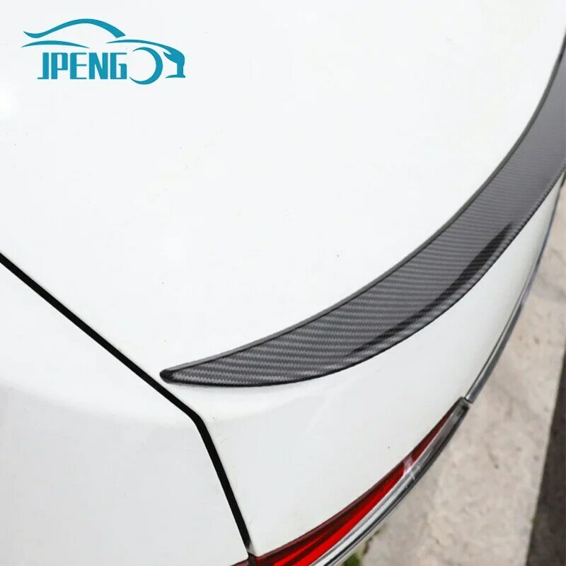 121cm Length Universal Spoiler Lip Sedan Rear Wing For W204 W211 BMW E92 E60 E90 G20 F30 Audi A3 A4 Peugeot 508