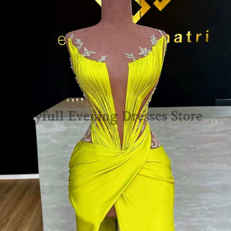Thinyfull 2023 платье-Русалка для выпускного вечера с V-образным вырезом и бисером вечерние коктейльные платья для выпускного вечера длиной до пола в саудовской аравии