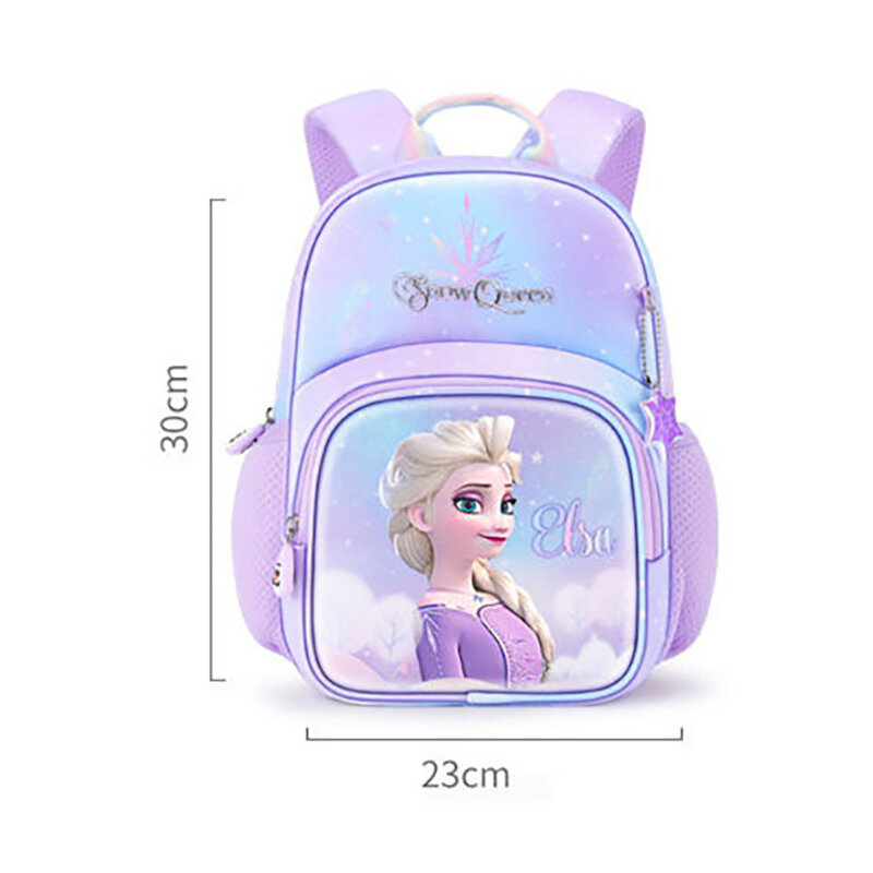 Школьные ранцы MINISO для девочек, миниатюрный Антибактериальный рюкзак для книг принцессы Эльзы из Диснея «Холодное сердце»