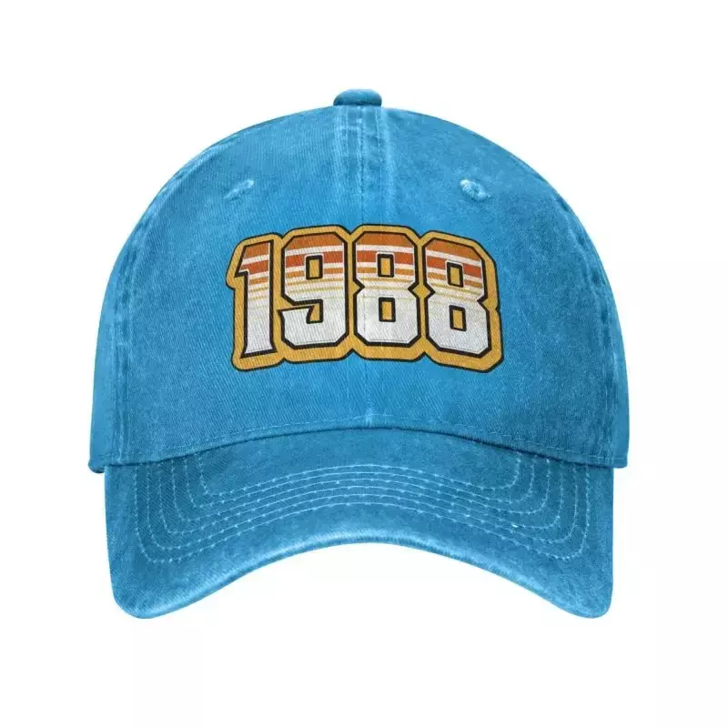 Casquette de baseball en coton sur mesure pour hommes et femmes, chapeau de papa réglable, extérieur, fabriqué en 1988, printemps